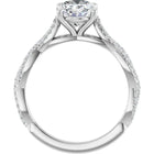 The Timeless Twisted Pavé Engagement Ring | Oval | 2 ¼ CTW