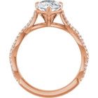 The Timeless Twisted Pavé Engagement Ring | Pear | 2 ¼ CTW