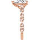 The Timeless Twisted Pavé Engagement Ring | Pear | 2 ¼ CTW