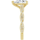 The Timeless Twisted Pavé Engagement Ring | Pear | 2 ¼ CTW