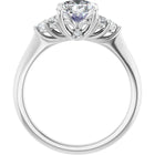 The Side Cluster Engagement Ring | Oval | 2 ⅜ CTW