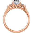 The Side Cluster Engagement Ring | Oval | 2 ⅜ CTW