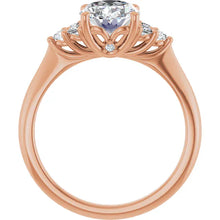 The Side Cluster Engagement Ring | Oval | 2 ⅜ CTW