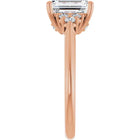 The Side Cluster Engagement Ring | Emerald | 2 ⅜ CTW