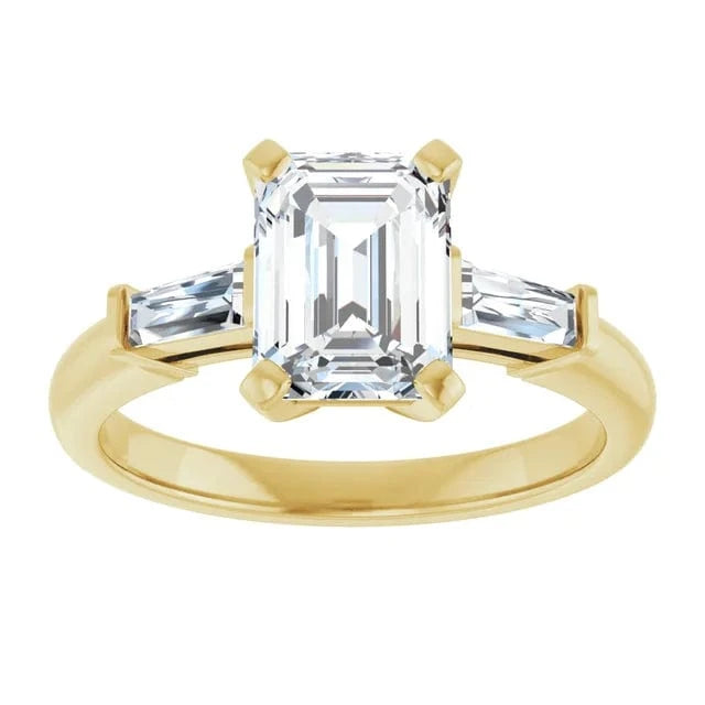 The Signature Baguette 3-Stone Engagement Ring | Emerald | 2 ¾ CTW