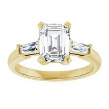 The Signature Baguette 3-Stone Engagement Ring | Emerald | 2 ¾ CTW