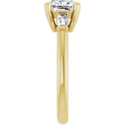 The Signature Baguette 3-Stone Engagement Ring | Cushion | 2 ¾ CTW