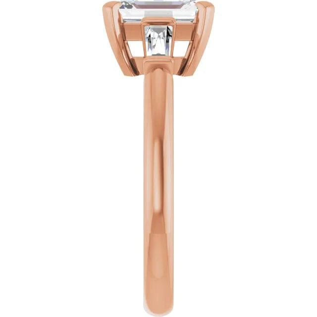 The Signature Baguette 3-Stone Engagement Ring | Emerald | 2 ¾ CTW