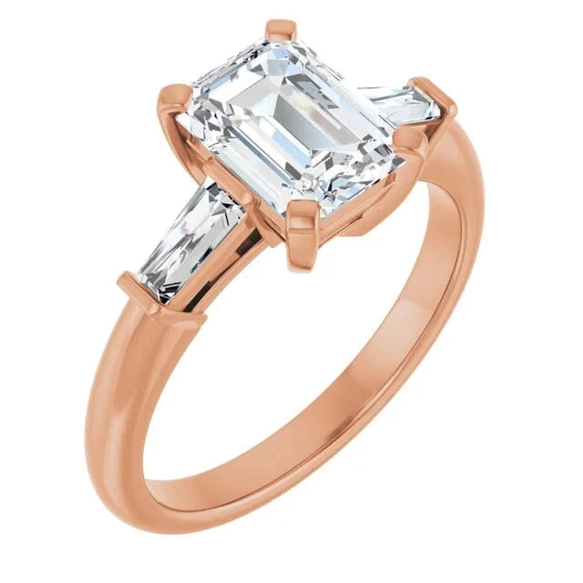 The Signature Baguette 3-Stone Engagement Ring | Emerald | 2 ¾ CTW