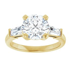 The Signature Baguette 3-Stone Engagement Ring | Round | 2 ¾ CTW