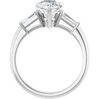 The Signature Baguette 3-Stone Engagement Ring | Pear | 2 ¾ CTW
