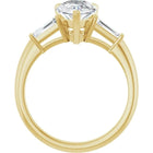 The Signature Baguette 3-Stone Engagement Ring | Pear | 2 ¾ CTW