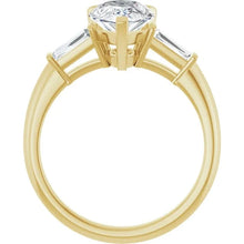 The Signature Baguette 3-Stone Engagement Ring | Pear | 2 ¾ CTW