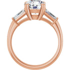 The Signature Baguette 3-Stone Engagement Ring | Round | 2 ¾ CTW