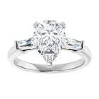 The Signature Baguette 3-Stone Engagement Ring | Pear | 2 ¾ CTW
