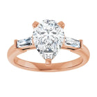 The Signature Baguette 3-Stone Engagement Ring | Pear | 2 ¾ CTW