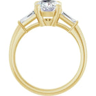 The Signature Baguette 3-Stone Engagement Ring | Oval | 2 ¾ CTW