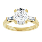 The Signature Baguette 3-Stone Engagement Ring | Oval | 2 ¾ CTW