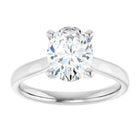 The Signature Cathedral Solitaire Engagement Ring | Oval | 2 CTW