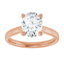 The Signature Cathedral Solitaire Engagement Ring | Oval | 2 CTW