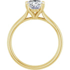 The Signature Cathedral Solitaire Engagement Ring | Oval | 2 CTW