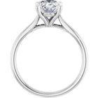 The Signature Cathedral Solitaire Engagement Ring | Oval | 2 CTW