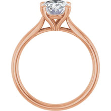 The Signature Cathedral Solitaire Engagement Ring | Oval | 2 CTW