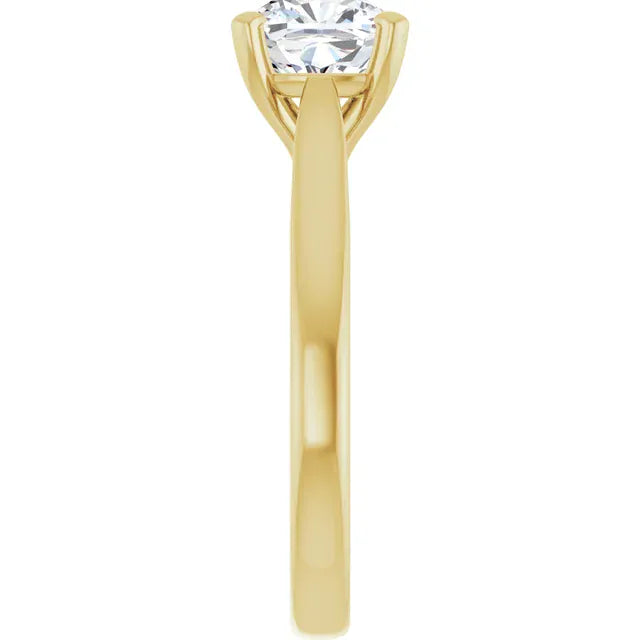 The Signature Cathedral Solitaire Engagement Ring | Cushion | 2 CTW