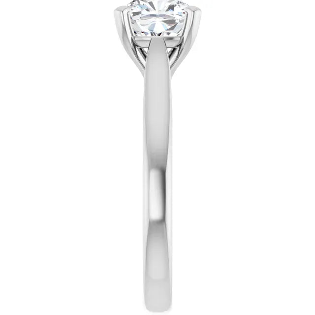 The Signature Cathedral Solitaire Engagement Ring | Cushion | 2 CTW