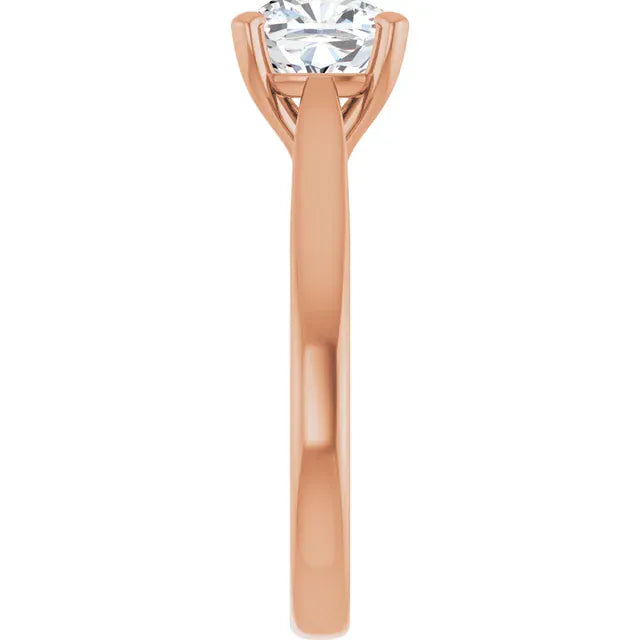 The Signature Cathedral Solitaire Engagement Ring | Cushion | 2 CTW