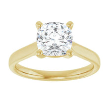 The Signature Cathedral Solitaire Engagement Ring | Cushion | 2 CTW