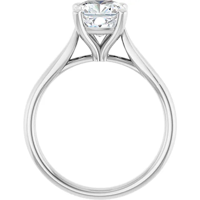 The Signature Cathedral Solitaire Engagement Ring | Cushion | 2 CTW