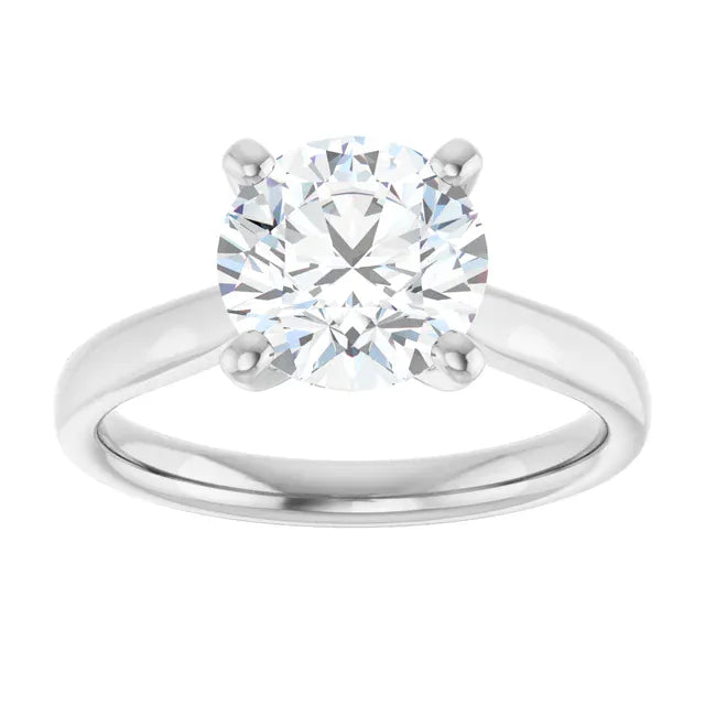 The Signature Cathedral Solitaire Engagement Ring | Round | 2 CTW
