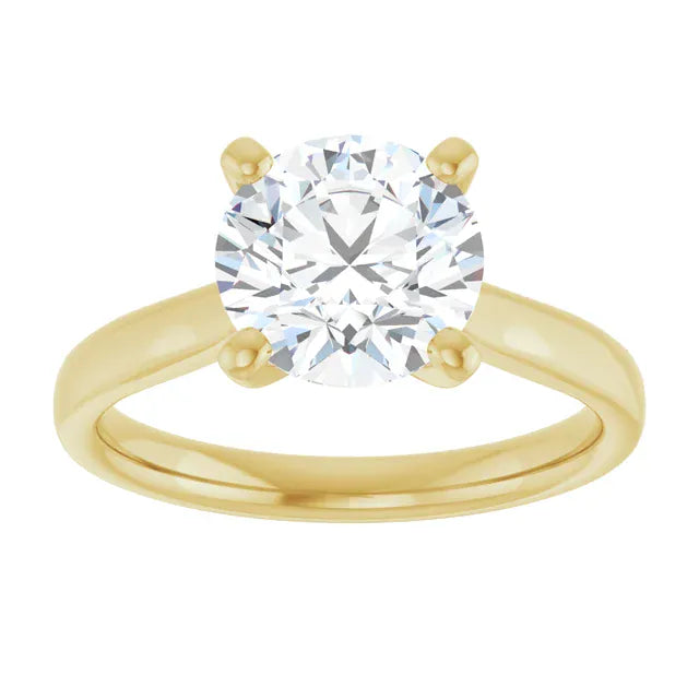 The Signature Cathedral Solitaire Engagement Ring | Round | 2 CTW
