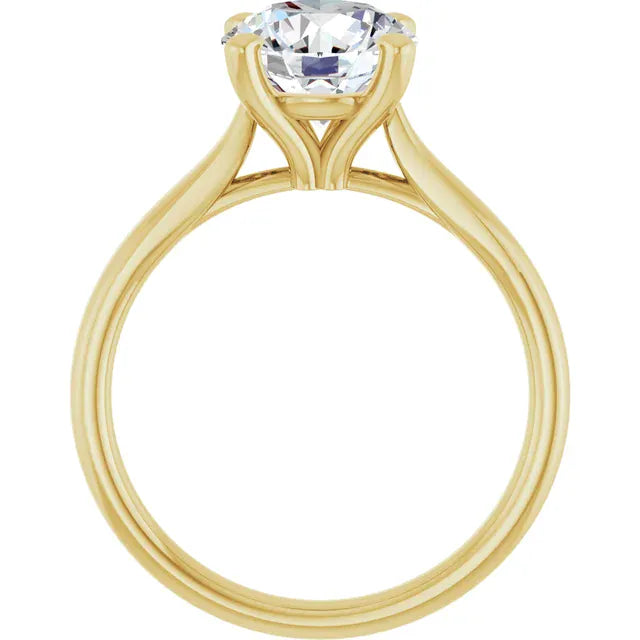 The Signature Cathedral Solitaire Engagement Ring | Round | 2 CTW