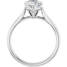 The Signature Cathedral Solitaire Engagement Ring | Pear | 2 CTW