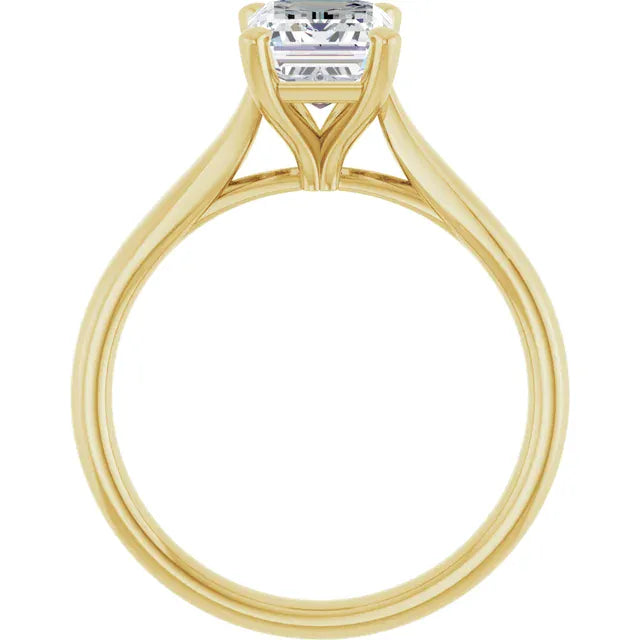 The Signature Cathedral Solitaire Engagement Ring | Emerald | 2 CTW