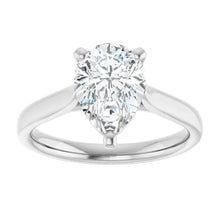 The Signature Cathedral Solitaire Engagement Ring | Pear | 2 CTW