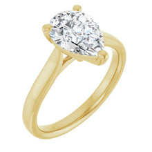 The Signature Cathedral Solitaire Engagement Ring | Pear | 2 CTW