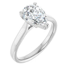 The Signature Cathedral Solitaire Engagement Ring | Pear | 2 CTW