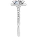 The Classic Accented Halo Engagement Ring | Oval | 2 ⅜ CTW