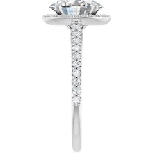 The Classic Accented Halo Engagement Ring | Oval | 2 ⅜ CTW