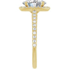 The Classic Accented Halo Engagement Ring | Oval | 2 ⅜ CTW