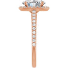The Classic Accented Halo Engagement Ring | Oval | 2 ⅜ CTW