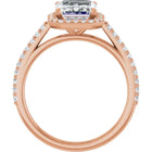 The Classic Accented Halo Engagement Ring | Emerald | 3 ⅓ CTW