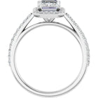 The Classic Accented Halo Engagement Ring | Emerald | 2 ⅜ CTW