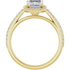 The Classic Accented Halo Engagement Ring | Emerald | 2 ⅜ CTW