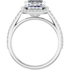 The Classic Accented Halo Engagement Ring | Emerald | 4 ⅓ CTW