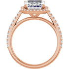 The Classic Accented Halo Engagement Ring | Emerald | 4 ⅓ CTW