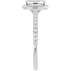 The Classic Accented Halo Engagement Ring | Emerald | 1 ⅓ CTW